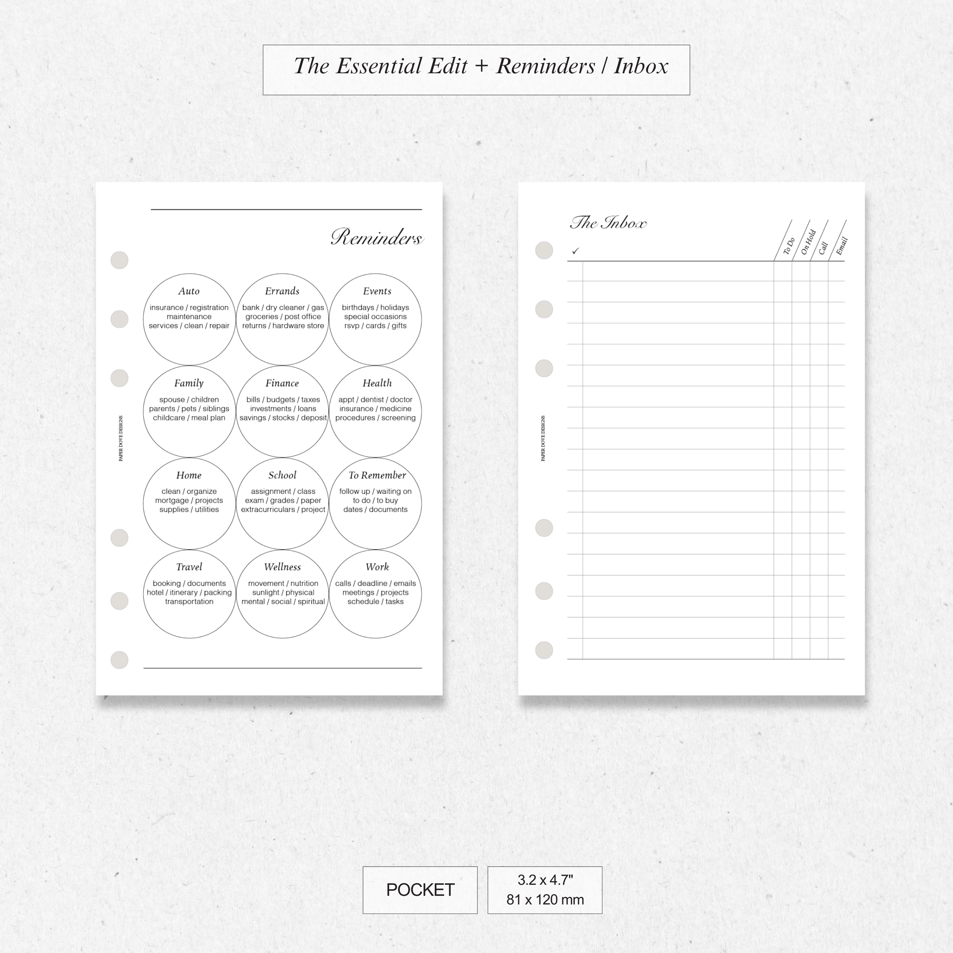 The Signature System - Pocket