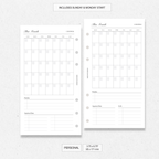 Undated Monthly Agenda - Version 1