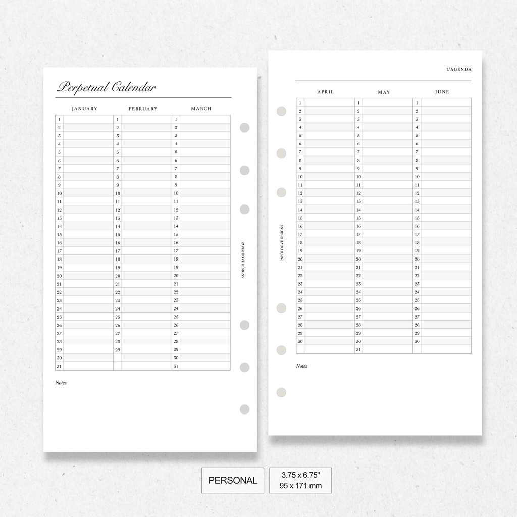 The Perpetual Calendar