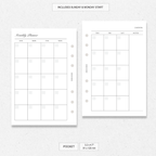 Undated Monthly Agenda - Version 2