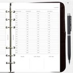 Undated Weekly Agenda - Version 2